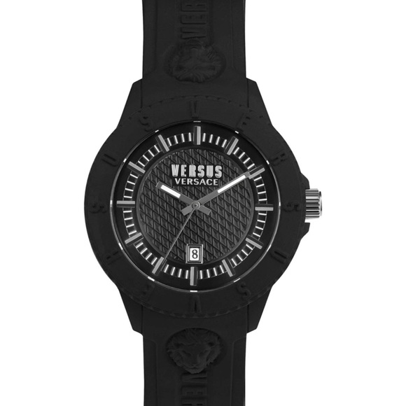 LOW START 🚨🚨UNISEX NWT Versace watch+ silicone pouch and a warranty card - Picture 1 of 4